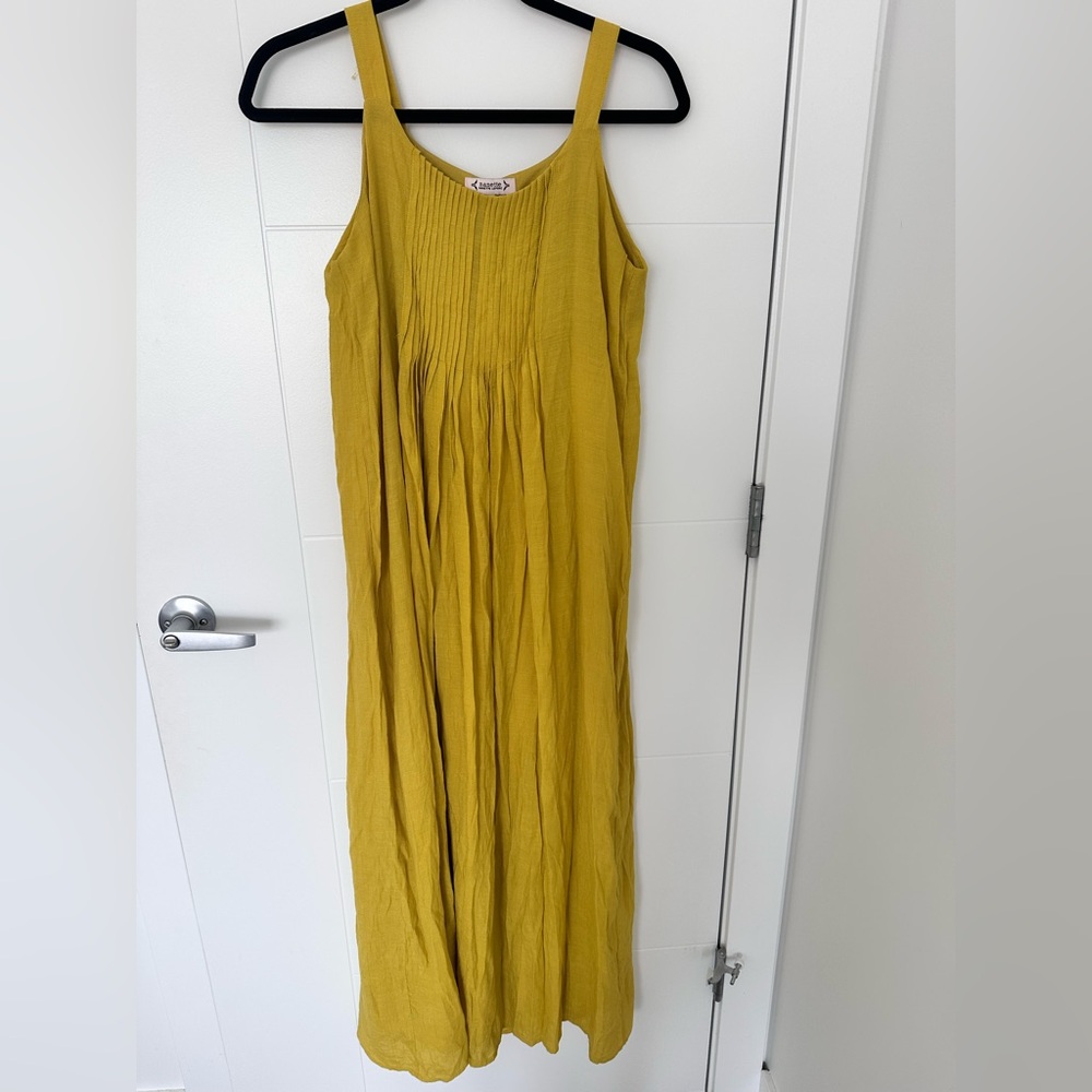 Nanette Lepore Pleated Bohemian Lagenlook Maxi Dress